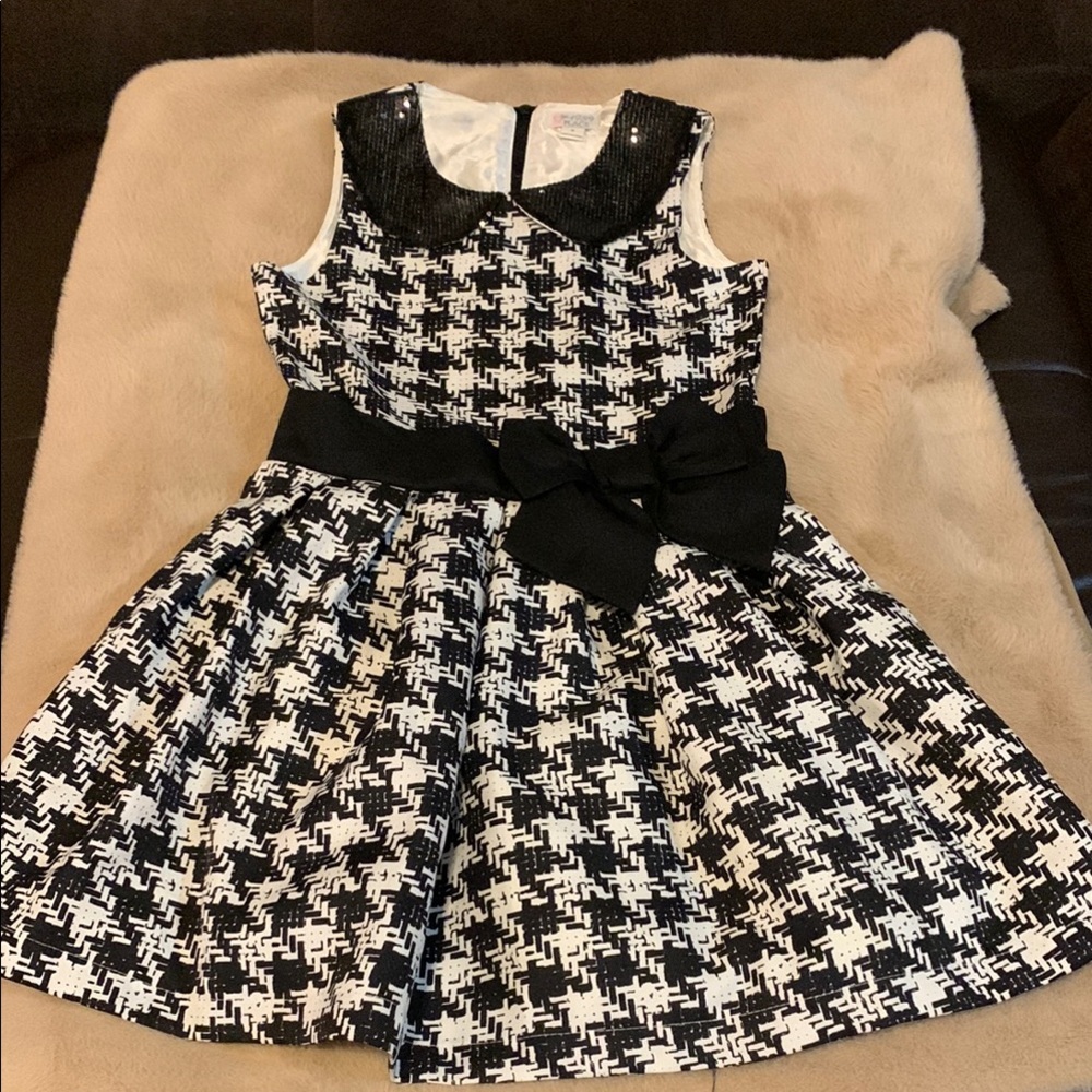 Sequin Collar Dress